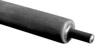 137-419 RS PRO Adhesive Lined Halogen Free Heat Shrink Tubing, Black 35mm Sleeve Dia. x 100cm Length 3:1, 4:1 Ratio
