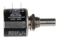 534b1503jl Vishay 534 50kΩ Rotary Potentiometer 10-Turns 1-Gang Panel Mount, 534B1503JL