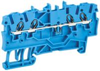 2000-1404 WAGO  TOPJOB S, 2000 Series Blue, 1mm², Single-Level, Push-In Cage Clamp Termination, ATEX, IECEx