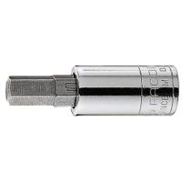 rt6 Facom 1/4 in Drive Bit Socket, Hex Bit, 6mm, 37 mm Overall Length