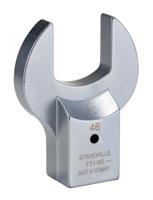 58218046 STAHLWILLE 731/80 Series Open Ended Insert Insertion Wrench, 94 mm, 24.5 x 28mm Insert, Chrome Plated Finish