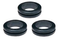 01070043010 Shaanxi Machinery & Equipment PLIO Black PVC 22mm Cable Grommet