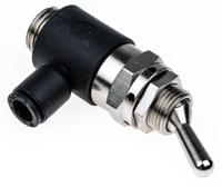 7801-06-13 Legris Toggle Lever 3/2 Pneumatic Manual Control Valve 7801 Series, G 1/4, 1/4in, III B