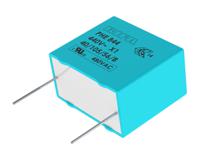 phe844rd6100mr06l2 KEMET PHE844 Metallised Polypropylene Film Capacitor, 440 V ac, 480 V ac, ±20%, 100nF, Through Hole