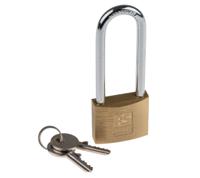 781-6004 RS PRO Key Brass Padlock, 6mm Shackle, 40mm Body