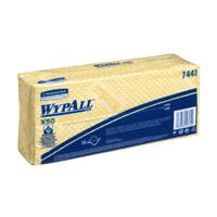 7443 WYPALL WypAll Yellow Cloths for General Cleaning, Dry Use, Pack of 50, 416 x 245mm, Repeat Use