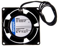 8850n ebm-papst 8000 N Series Axial Fan, 230 V ac, AC Operation, 37m³/h, 12.5W, 54mA Max, 80 x 80 x 38mm