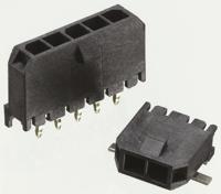 43650-0629 Molex Micro-Fit 3.0 Series Straight Through Hole Mount PCB Socket, 6-Contact, 1-Row, 3mm Pitch, Solder Termination