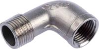 499-3322 RS PRO Stainless Steel Pipe Fitting, 90° Circular Elbow, Female R 1/2in x Male R 1/2in