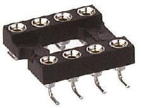 110-87-314-41-105101 Preci-Dip 2.54mm Pitch Vertical 14 Way, SMT Turned Pin Open Frame IC Dip Socket, 1A