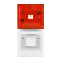 yl40l50rrnwr Clifford & Snell YL40 Series Red Sounder Beacon, 115 V ac, IP65, Fixed Mount, 108dB at 1 Metre