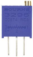 3296y-1-222lf 2.2kΩ, Through Hole Trimmer Potentiometer 0.5W Top Adjust Bourns, 3296