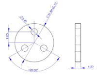 185-7728 RS PRO Tachometer Cone & Wheel