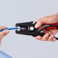 12-52-195 Knipex 12 52 195 Series PreciStrip16 Automatic Stripper, 0,08 mm² Min, 16 mm² Max, 195 mm Overall