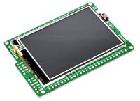 mikroe-607 MikroElektronika MIKROE-607, mikromedia for PIC18F 2.8in TFT Color Display Development Board With PIC18F87J50 for