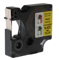 18432 Dymo Black on Yellow Label Printer Tape, 5.5 m Length, 12 mm Width