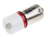 207-517 RS PRO Red LED Indicator Lamp, 6V ac/dc, BA9s Base, 10mm Diameter, 1750mcd