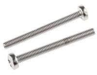 797-6200 RS PRO Pozi M4 Pan A2 304 Stainless Steel Machine Screws DIN 7985 x 40.0mm