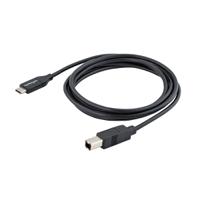 usb2cb2m StarTech.com USB 2.0, Male USB C to Male USB B, 480Mbps, 2m