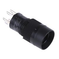 a3ct-7021 Omron Illuminated Push Button Switch, Latching, Panel Mount, 12mm Cutout, SPST, 250V ac, IP40