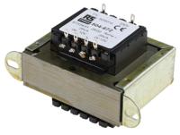 504-672 RS PRO 50VA 2 Output Chassis Mounting Transformer, 12V ac, IEC 61558-2-6