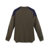 17overno1478tl Parade Khaki Polyester Long Sleeve T-Shirt, UK- L, EUR- L