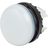 216771-m22-l-w Eaton White Pilot Light Head, 22.5mm Cutout M22 Series
