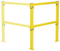 134-241 RS PRO Yellow Steel Safety Railing