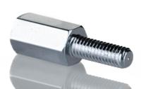 806-6578 RS PRO Standoff, M4 x M4 Thread, 10mm Body, Steel, Male/Female, 8mm Stud