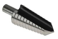 232-608 RS PRO 3-Piece Step Drill Bit Set for Metal, 30mm Max, 4mm Min, HSS Bits