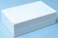 c2112202 OKW Robust Box Series Grey Polycarbonate Enclosure, IP66, Grey Lid, 200 x 120 x 90mm