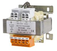 123-4138 RS PRO 63VA DIN Rail Transformer, 230 → 400V ac Primary, 115V Secondary