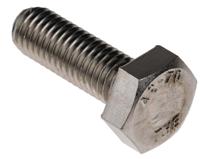 520-289 RS PRO Plain Stainless Steel, Hex Bolt, M10 x 30mm