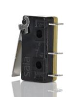 xcf3-j1-z1 Saia-Burgess Hinge Lever Micro Switch, Solder Terminal, 10.1 A @ 250 V ac, CO, IP40
