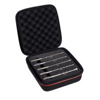 kbpxk05 Starrett 5-Piece SDS Drill Bit Set for Stainless Steel, Wood, 10mm Max, 5mm Min, HSS Bits