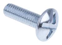 277-626 Bright Zinc Plated Steel Roofing Bolt, M6 x 20mm