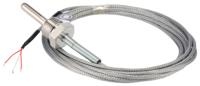 350-402 RS PRO PT100 Temperature Sensor, 8mm Dia, 50mm Long, 3 Wire, Probe, 400°C Max