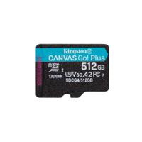 sdcg4512gbsp Kingston 512 GB MicroSDXC Micro SD Card, A2, Class 10, U3, UHS-I, V30