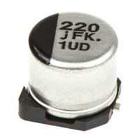 eeefk0j221p Panasonic 220μF Aluminium Electrolytic Capacitor 6.3V dc, Surface Mount - EEEFK0J221P