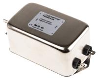 fn2080-6-06 Schaffner, FN2080 6A 250 V ac/dc 400Hz, Chassis Mount EMI Filter, Fast-On