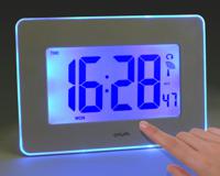 11970 Orium White Radio Controlled Desktop, Wall Clock, 40cm Diameter