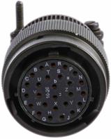 62gb-16f16-26sn Amphenol Limited, 62GB 26 Way Cable Mount MIL Spec Circular Connector PlugOlive, Socket Contacts,Shell Size 16, Bayonet