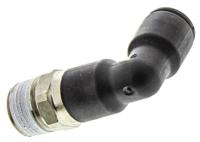 3129-10-17 Legris LF3000 Series Elbow Threaded Adaptor, R 3/8 Male to Push In 10 mm, Threaded-to-Tube Connection Style