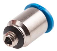 qsm-m5-6-i Festo QS Series Straight Threaded Adaptor, M5 Male to Push In 6 mm, Threaded-to-Tube Connection Style, 153317