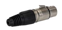 208-5180 RS PRO Cable Mount XLR Connector, Female, 75 V, 7 Way, Nickel Plating