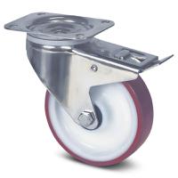 8477uad160p63 Tente Swivel Castor Wheel, 350kg Capacity, 160mm Wheel