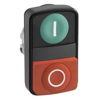 zb4bl73417 Schneider Electric ZB4 Series Push Button, 22mm Cutout, IP66, IP69