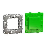 nu7002c Schneider Electric Green 1 Gang Frame