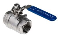 764-4266 RS PRO Stainless Steel Full Bore, 2 Way, Ball Valve, Threaded, BSPP 1 1/4in