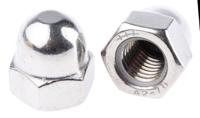 248-4444 RS PRO, Plain Stainless Steel Hex Nut, DIN 1587, M12